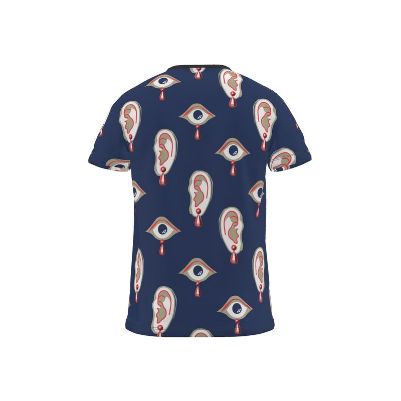 All Over Print T Shirt in omniscient sports blue