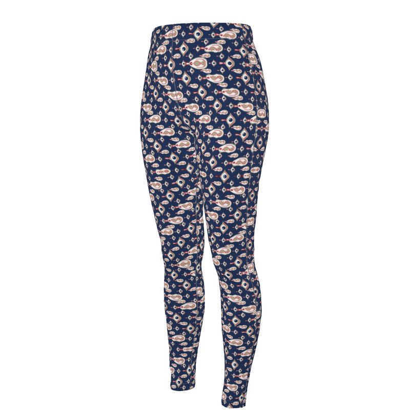 High Waisted Leggings in omniscient sports blue