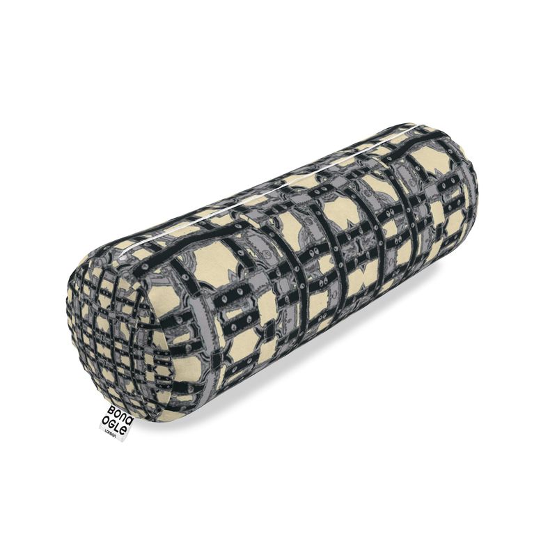 Big Bolster Cushion in straps colour 1