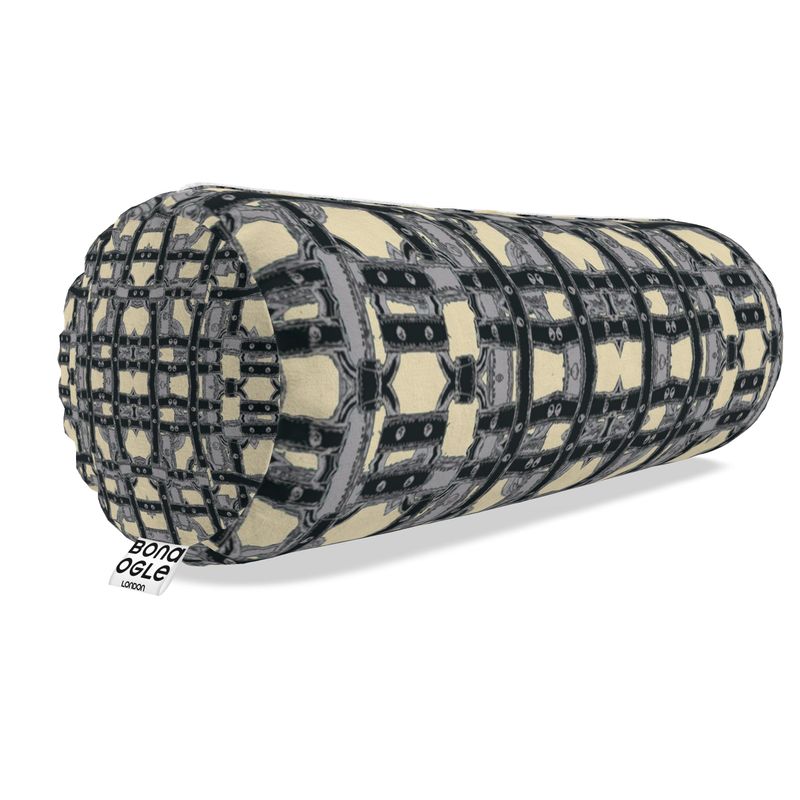 Big Bolster Cushion in straps colour 1