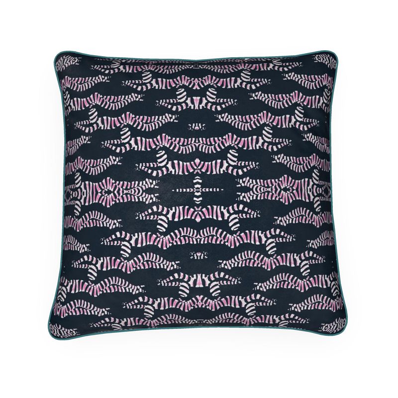 Cushions in divers colide navy blush