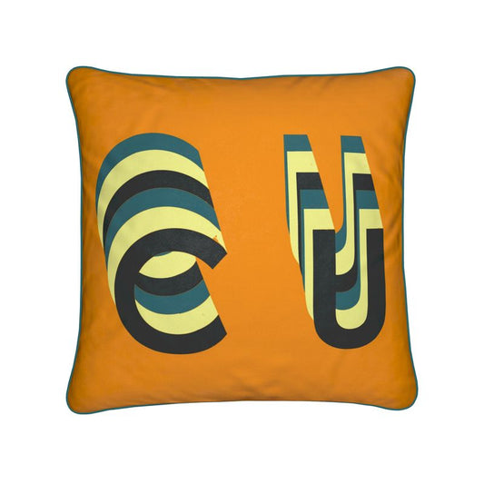 Cushions in see you orange