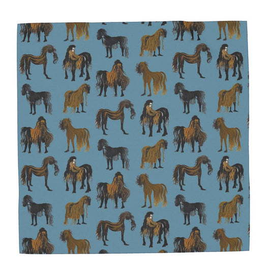 Shawls wraps and scarfs in hairy horse air force blu