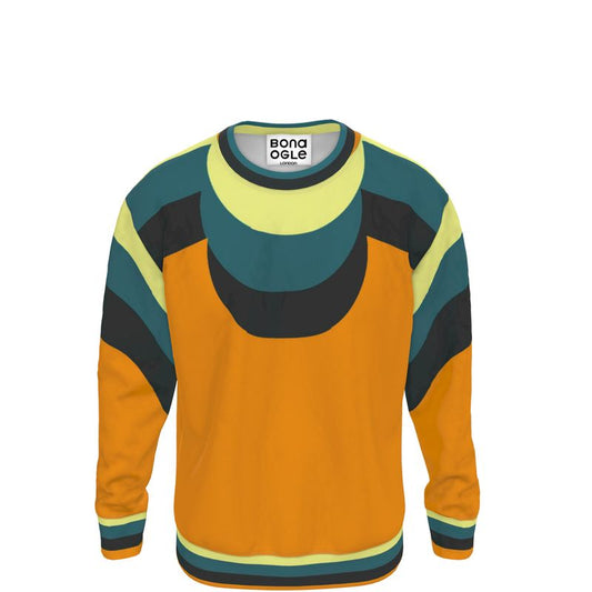 Sweatshirt in 3D orange