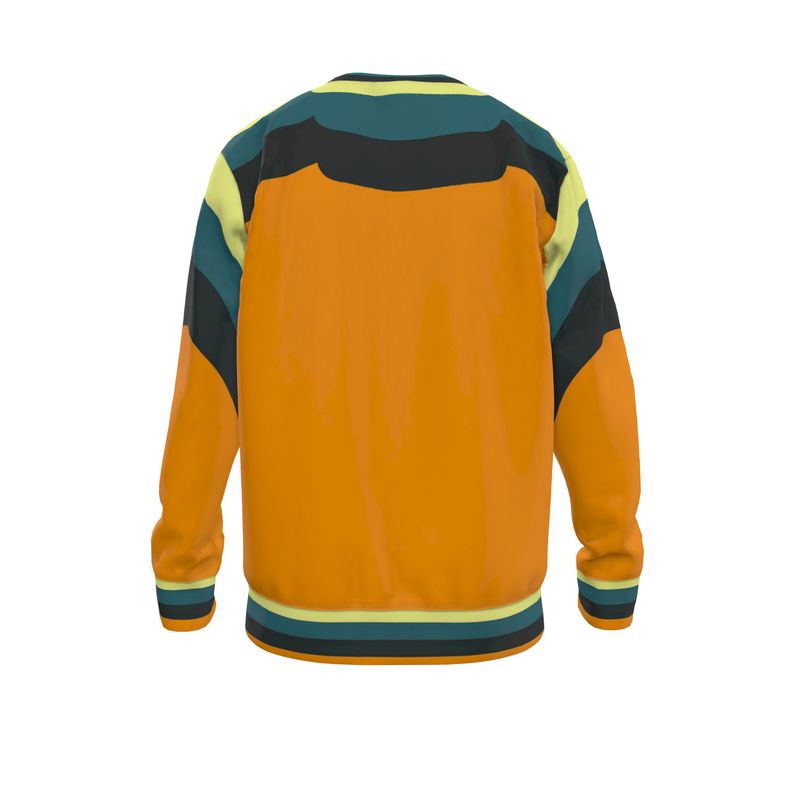 Sweatshirt in 3D orange