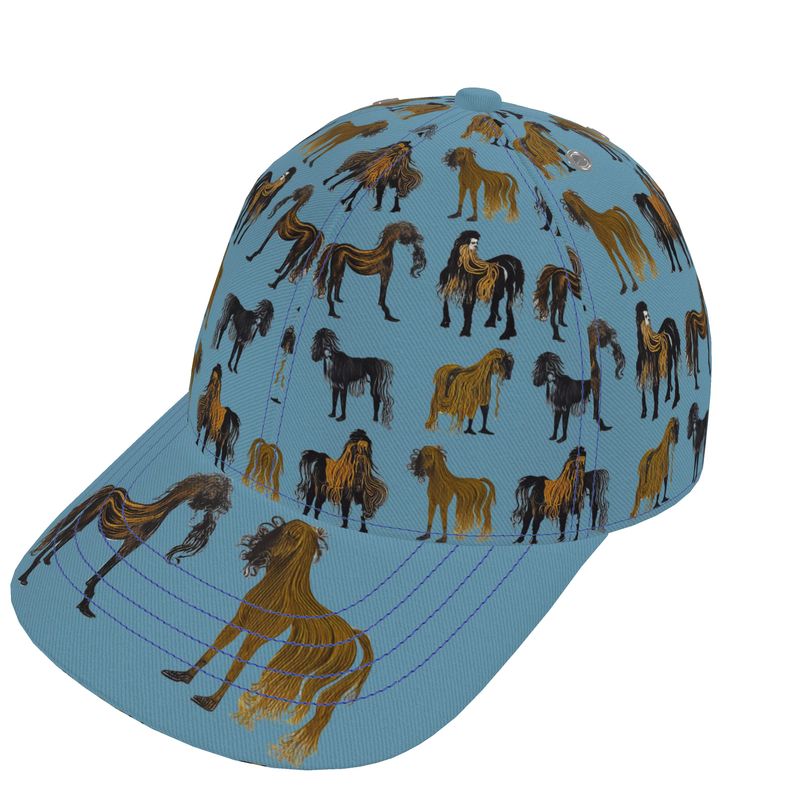 Baseball Cap in haiory horses