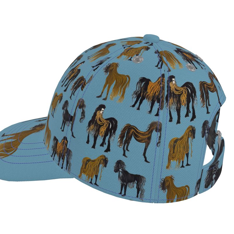 Baseball Cap in haiory horses