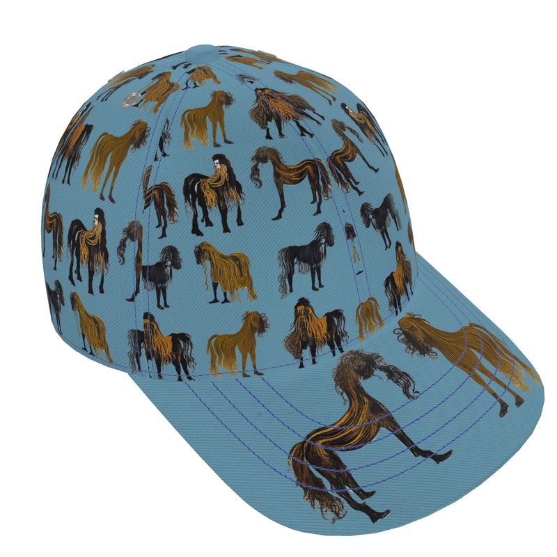 Baseball Cap in haiory horses