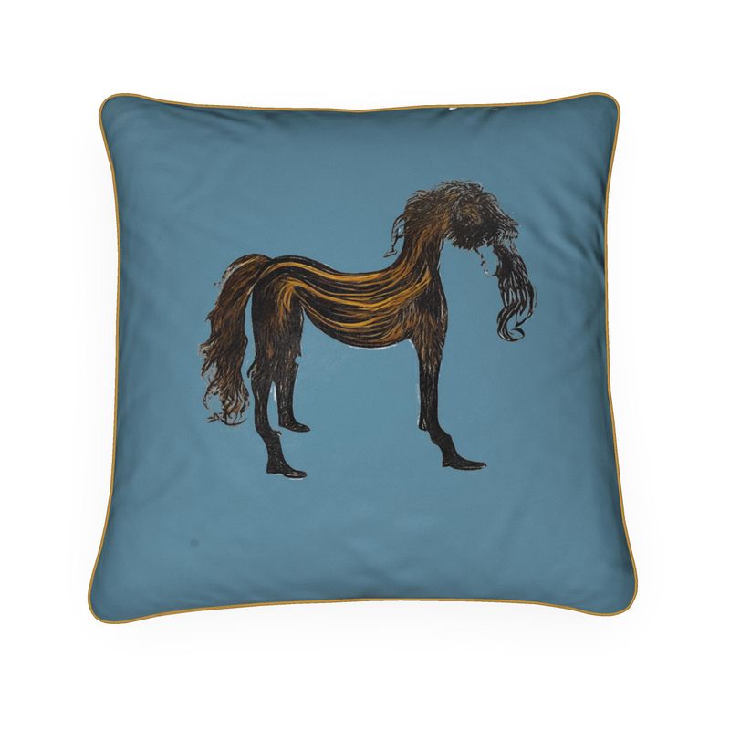 Cushions in hairy horse 3 air force blue