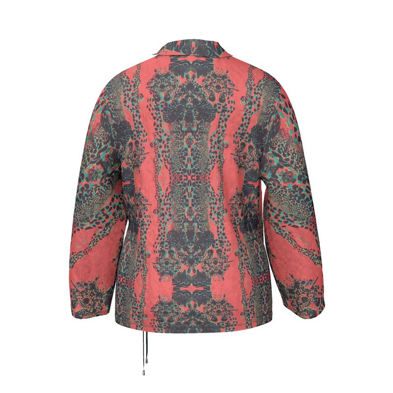 Wrap Blazer in octopus pink