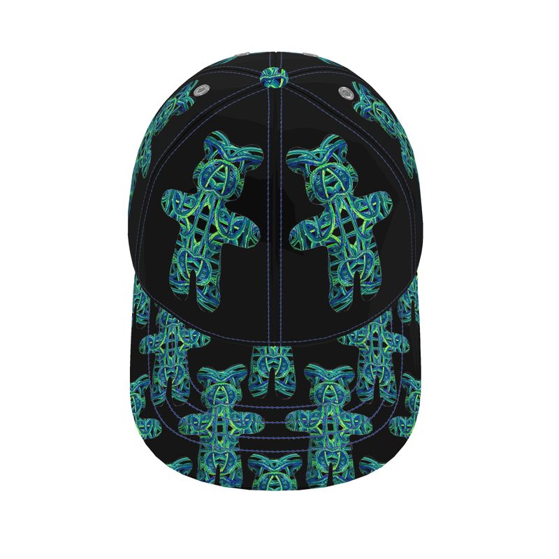 Baseball Cap in electric bear multi