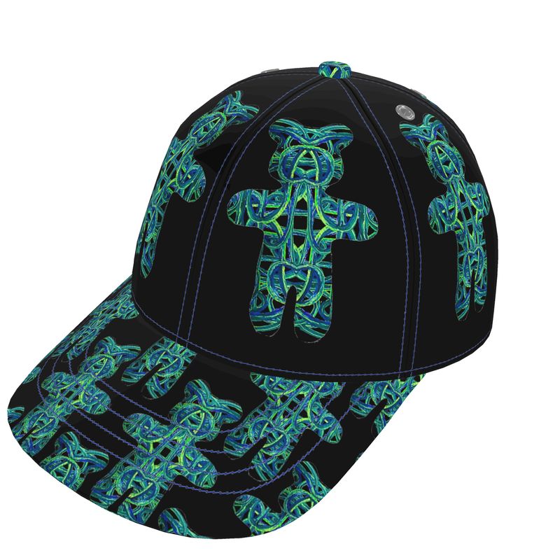 Baseball Cap in electric bear multi