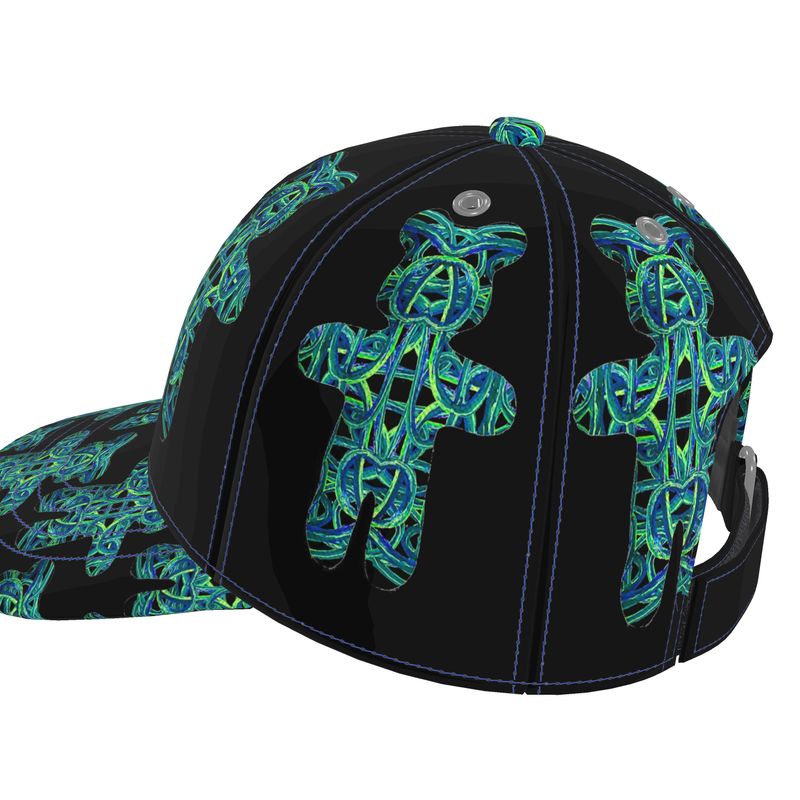 Baseball Cap in electric bear multi