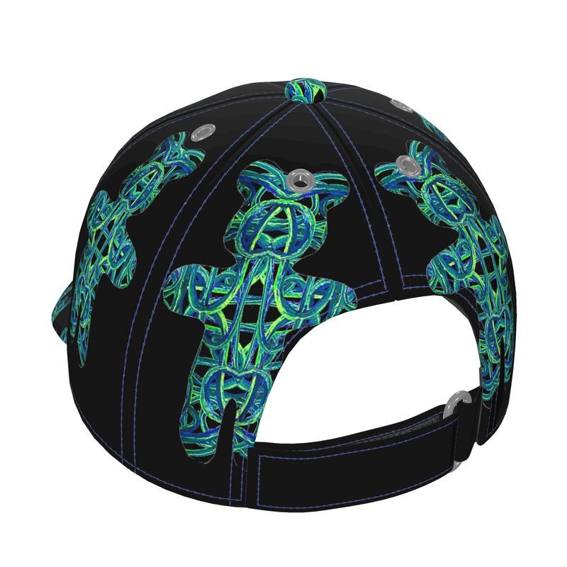 Baseball Cap in electric bear multi