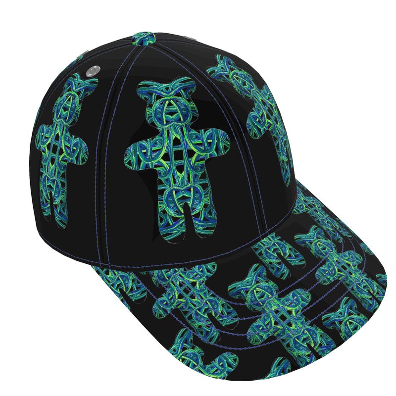 Baseball Cap in electric bear multi