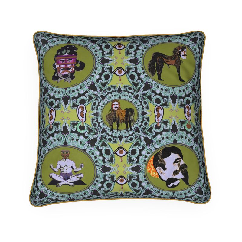 Cushions in creatures green