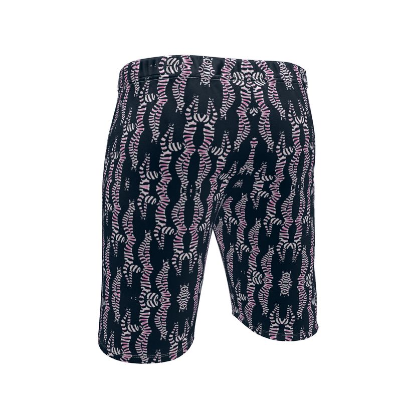 Sweat Shorts in divers colide navy teal and blush