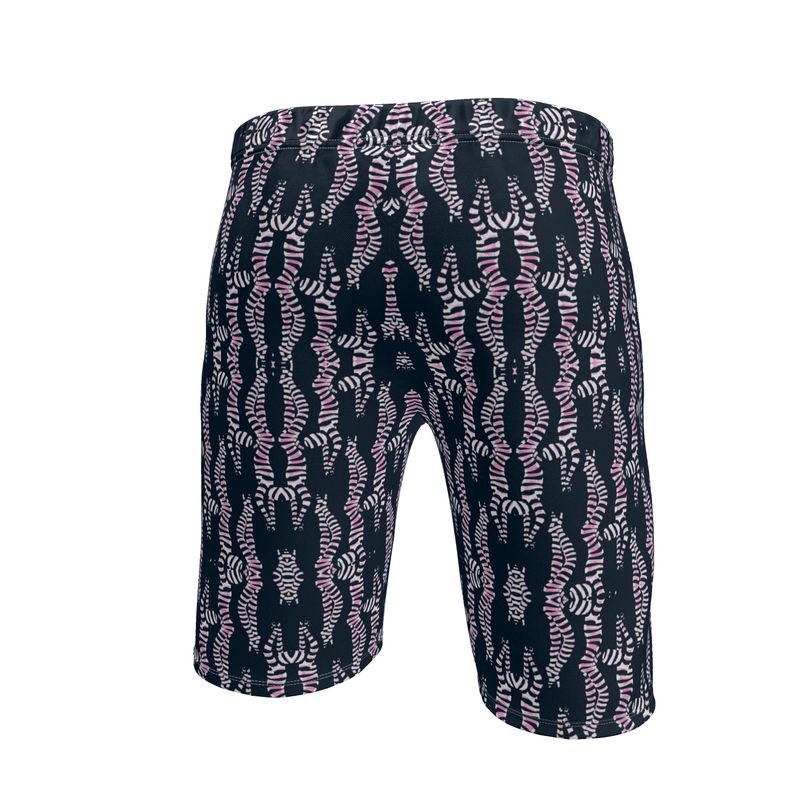 Sweat Shorts in divers colide navy teal and blush