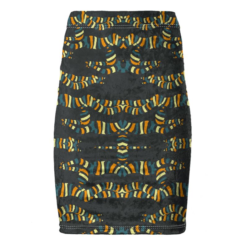 Pencil Skirt in orgy dark forest