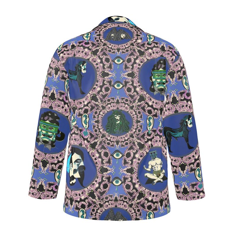 Luxury Pyjama Shirt in creatures violet