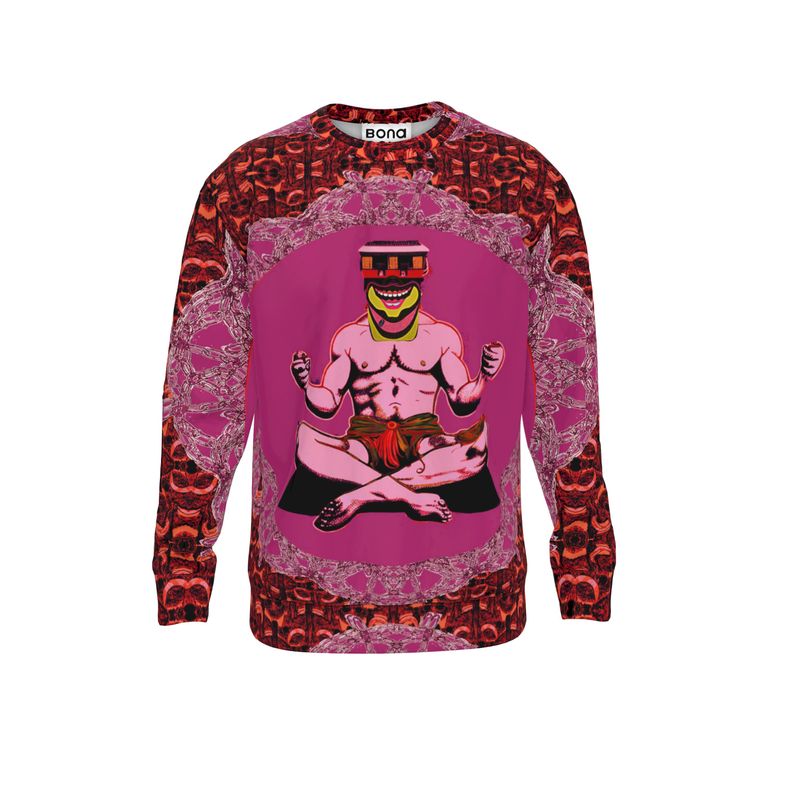 Sweatshirt in house clown pink