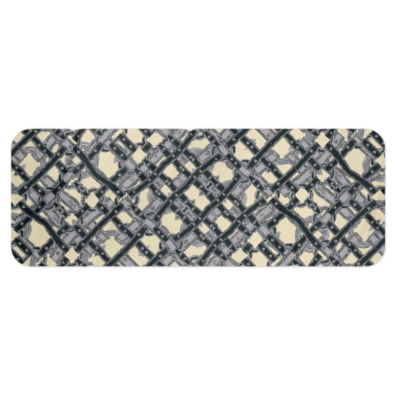 Blanket Scarf in harness Gray Beige