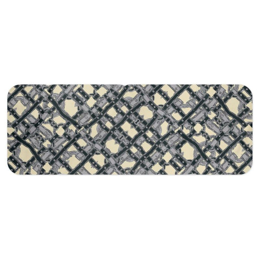 Blanket Scarf in harness Gray Beige