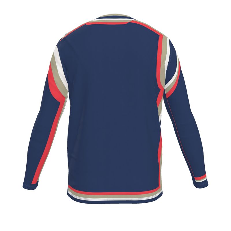 T-Shirt in  3D Wonky Blue