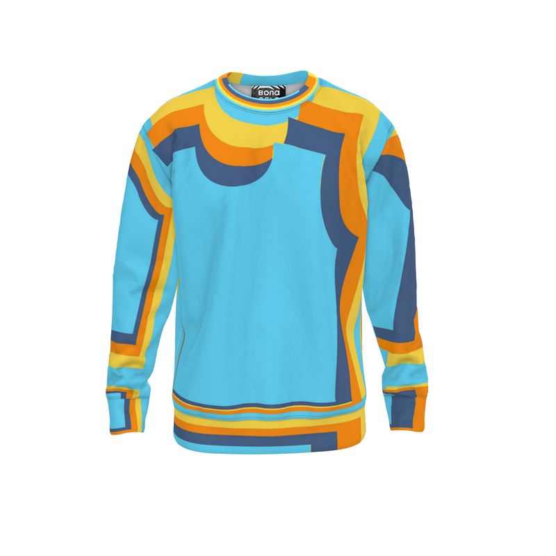 sweatshirt in Wonky 3d Vivid Sky