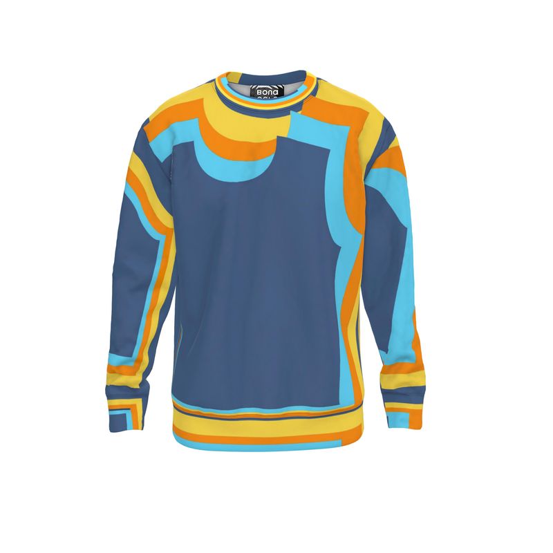 Sweatshirt in wonky vivid sky 2