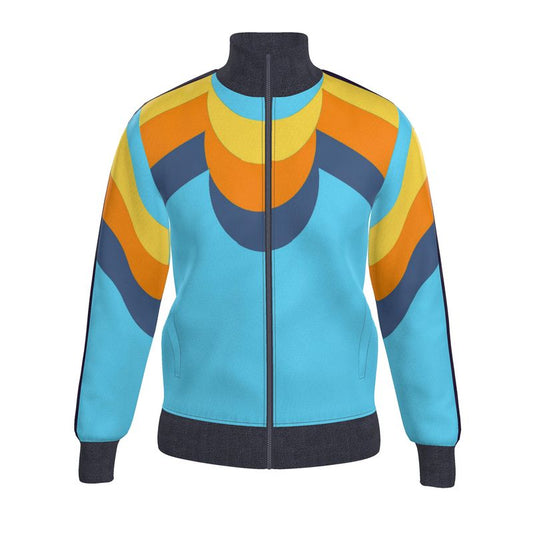 Mens Tracksuit Jacket in 3d drop sky