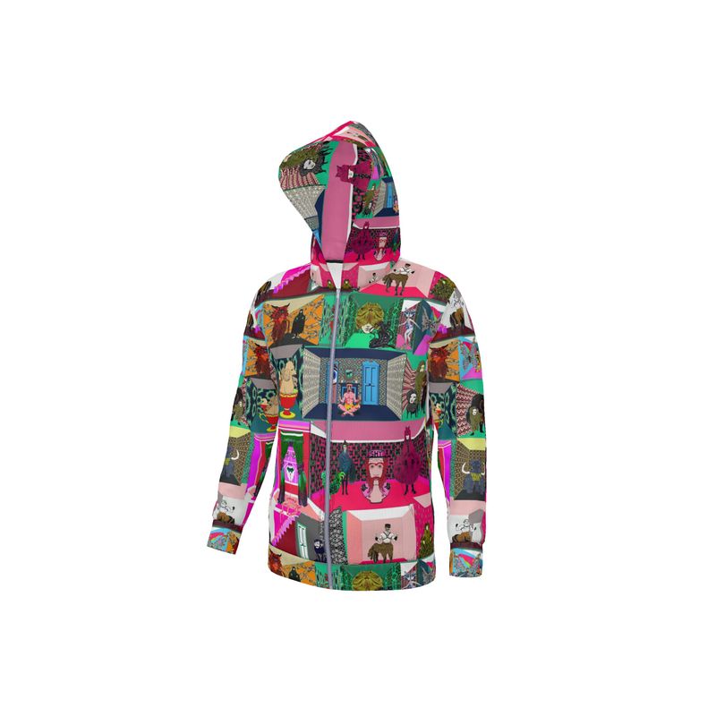 Hoodie jacket with Zip in Bona Ogle Towers