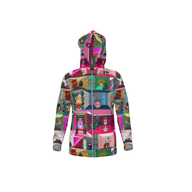 Hoodie jacket with Zip in Bona Ogle Towers