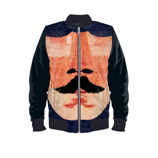 Reversible Silk Bomber Jacket in handsome