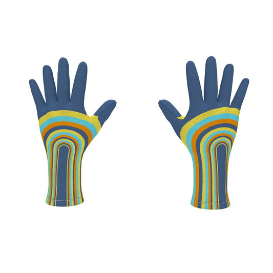 Fleece Gloves in arch vivid