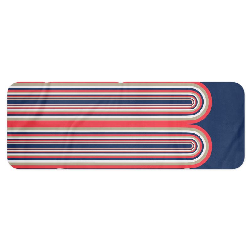 Blanket Scarf in Arch  Blue