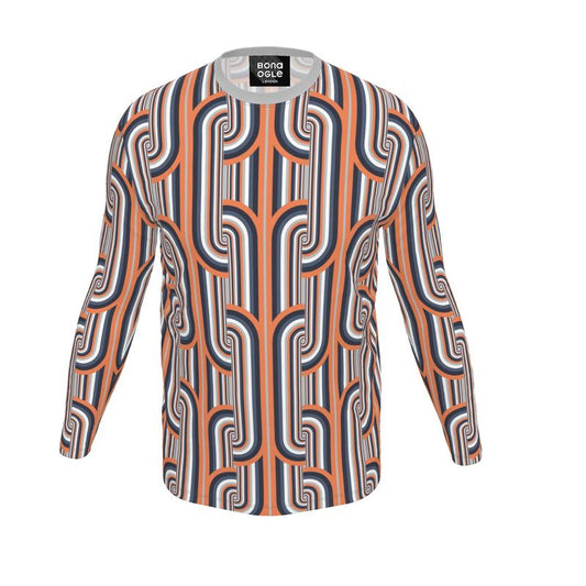 LS T-shirt in chunky Gray Coral