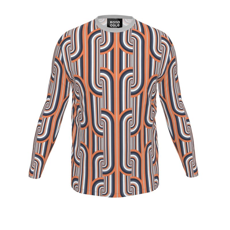 LS T-shirt in chunky Gray Coral
