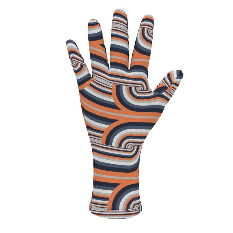 Fleevce Gloves in chunky gray coral