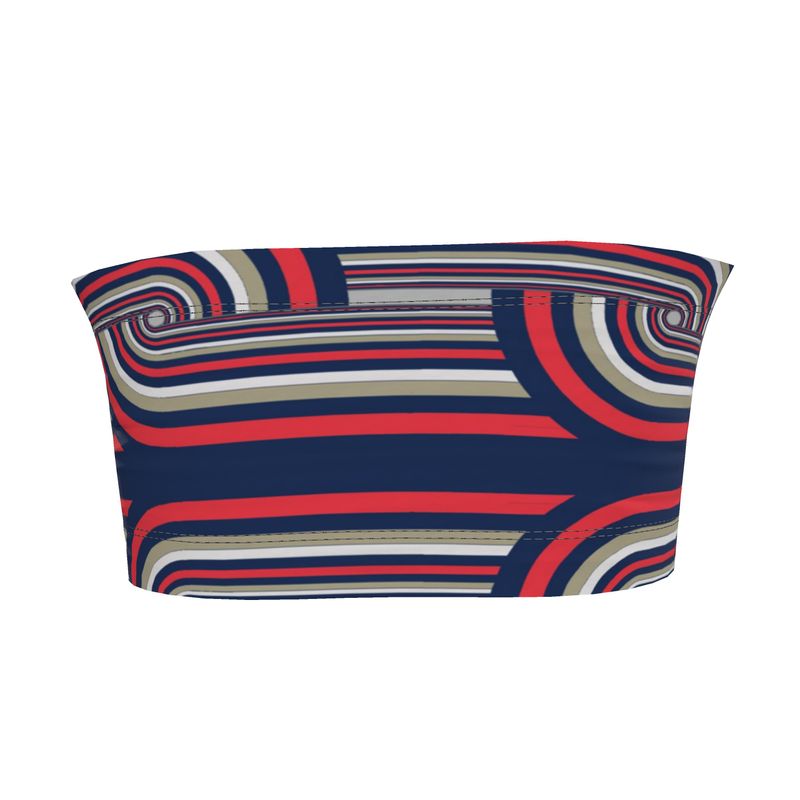 Bandeau Boob Tube in Chunky Sport Blue