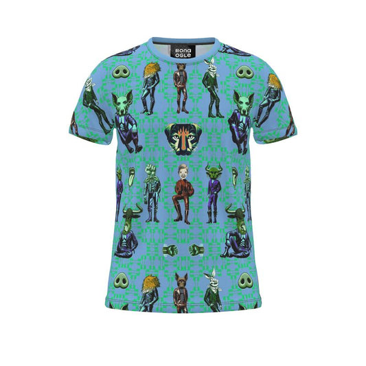 All Over Print T Shirt in critters vivid