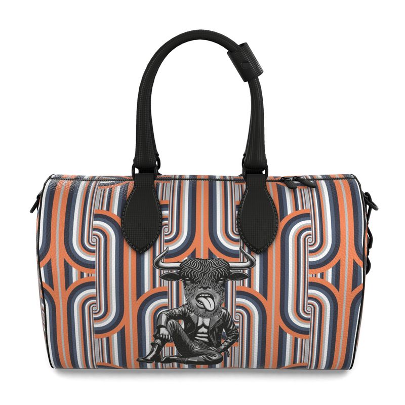 Duffle Bag in Chain cCitters Gray Coral
