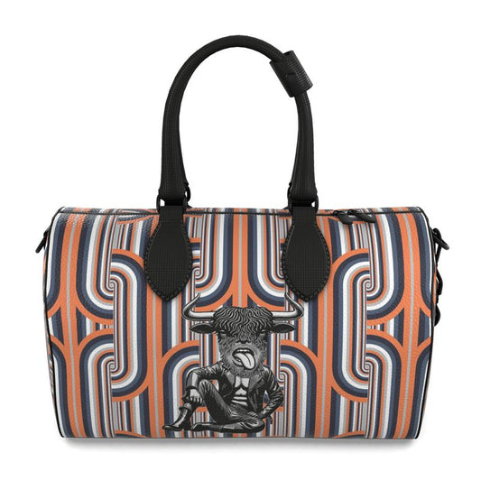 Duffle Bag in Chain cCitters Gray Coral