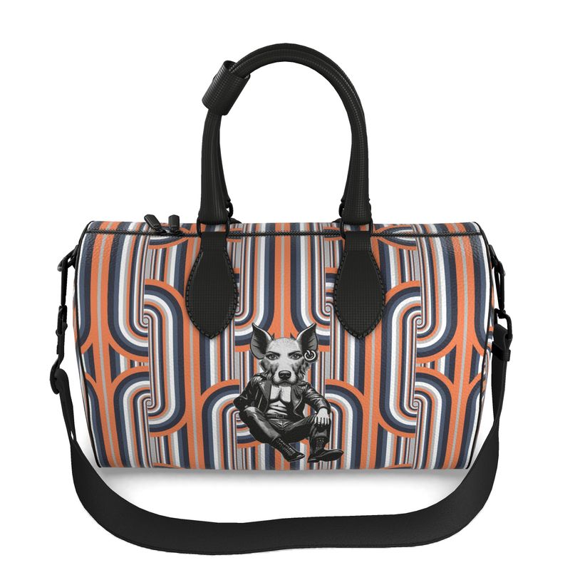 Duffle Bag in Chain cCitters Gray Coral
