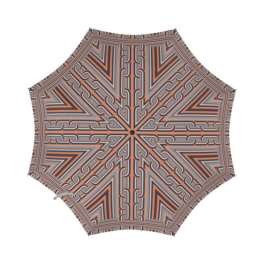 Umbrella in Arches Lick Grey Coral