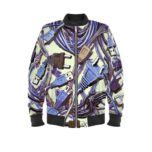 Bomber Jacket in electric 3