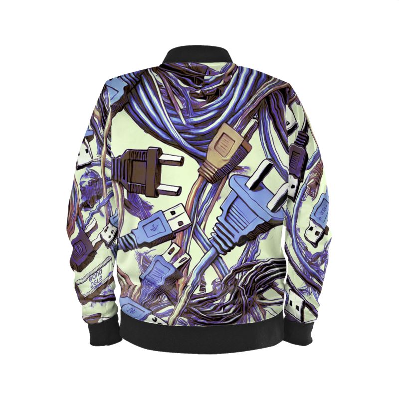 Bomber Jacket in electric 3