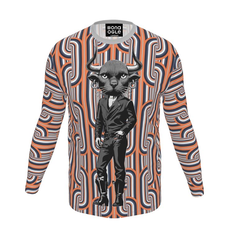 LS T-Shirt in Chunky Susan Gray Coral
