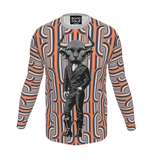 LS T-Shirt in Chunky Susan Gray Coral