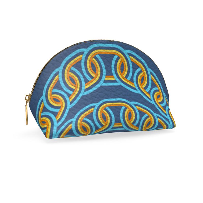 Shell Coin Purse in Arched Chains Vivid